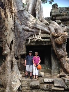 Preah Khan Rocks And Roots