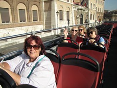 Rome, open top bus
